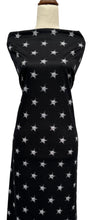 Load image into Gallery viewer, Distressed Stars in Black - $22 pm - French Terry