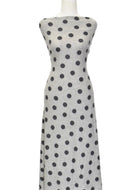 Dots on Grey - $23.50 pm - Faux Alpaca