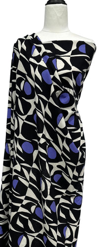 Drawn to You in Purple - $34pm - Linen Viscose - European Collection