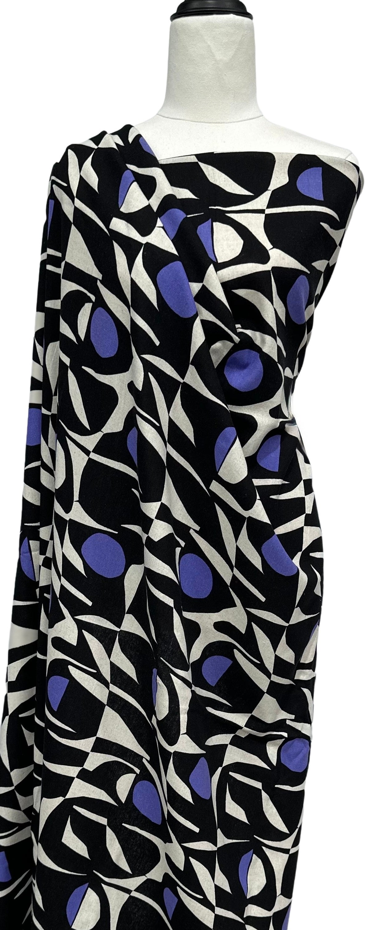 Drawn to You in Purple - $34pm - Linen Viscose - European Collection