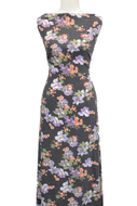 Easy Love in Charcoal - $19.50 pm - Poly Rayon Spandex