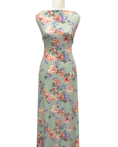 Easy Love in Green - $19.50 pm - Poly Rayon Spandex