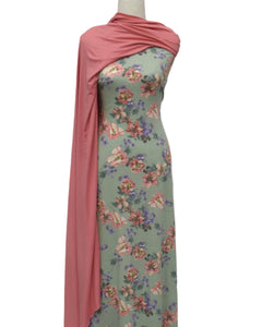 Easy Love in Green - $19.50 pm - Poly Rayon Spandex