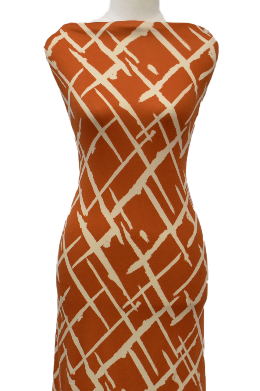 Effortless in Rust - $20 pm - Double Brushed Poly