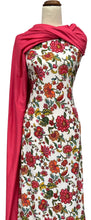 Load image into Gallery viewer, Flora Tapestry in Ivory - $20 pm - Double Brushed Poly