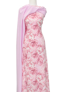 Floral Swirls in Pink - $21.50 pm - Faux Alpaca