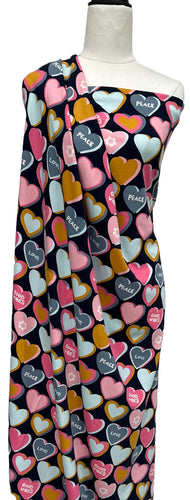 French Terry Hearts - $35.00pm - European Collection