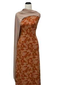 Gemini in Rust - $20 pm - Double Brushed Poly