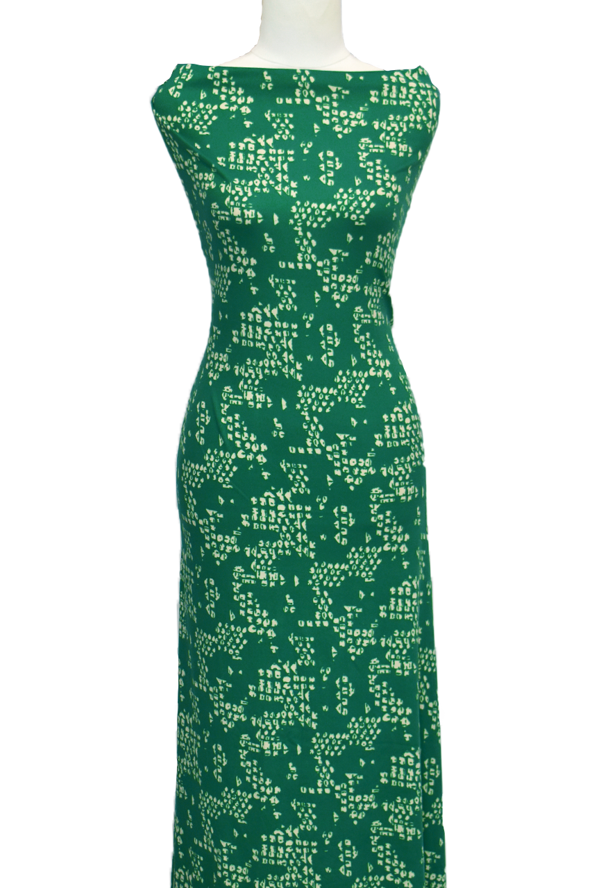 Gemini in Green - $20 pm - Double Brushed Poly