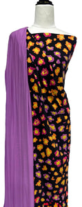 Glitter Animal Print in Black - $35.00pm - Cotton Elastane - European Collection