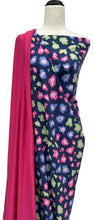 Load image into Gallery viewer, Glitter Animal Print in Navy - $35.00pm - Cotton Elastane - European Collection