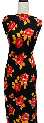 Gold Gilded Roses $20 pm - Double Brushed Poly