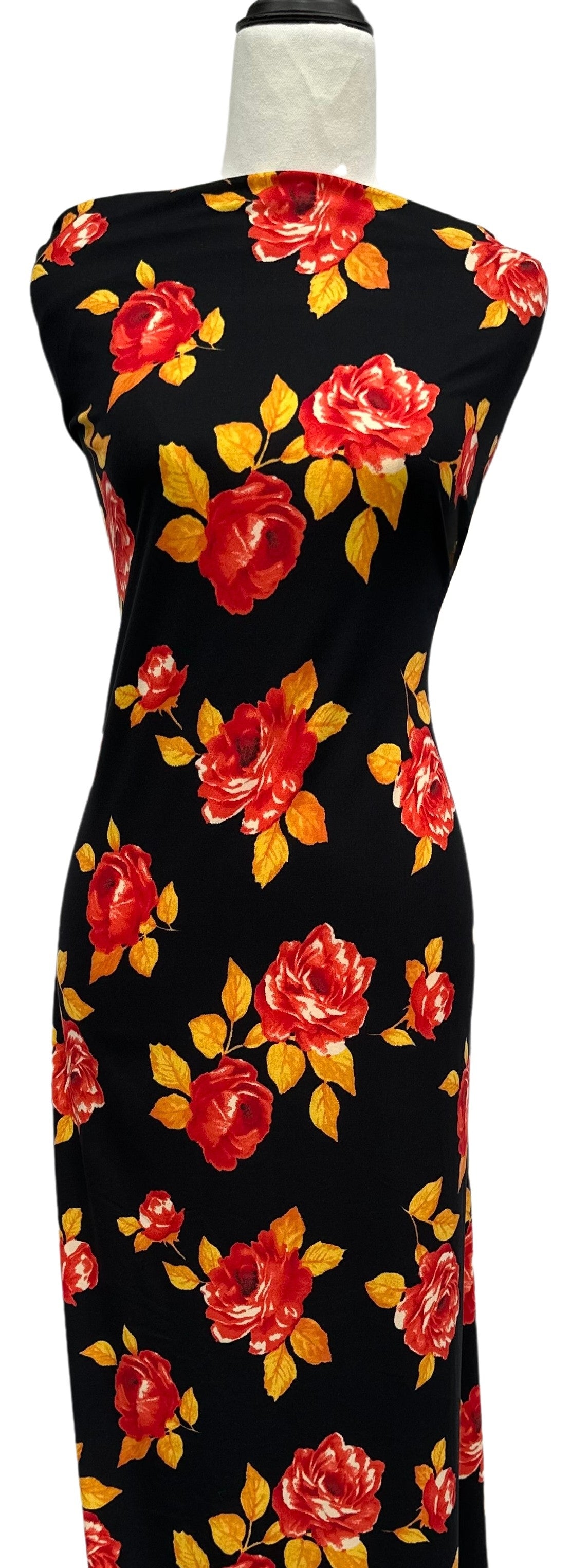 Gold Gilded Roses $20 pm - Double Brushed Poly