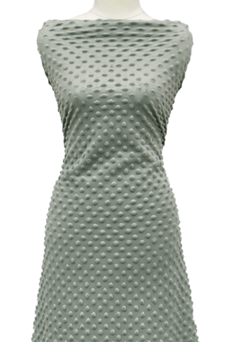 Grey - $14 pm - Minky Dot