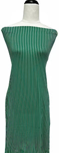 Green Stripes - $20 pm - Double Brushed Poly