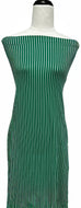 Green Stripes - $20 pm - Double Brushed Poly