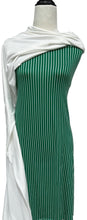 Load image into Gallery viewer, Green Stripes - $20 pm - Double Brushed Poly