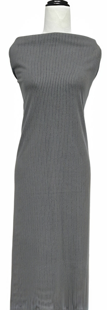 Fleece Rib Grey - $23pm - Black Back Fleece Rib – Lush Fabrics