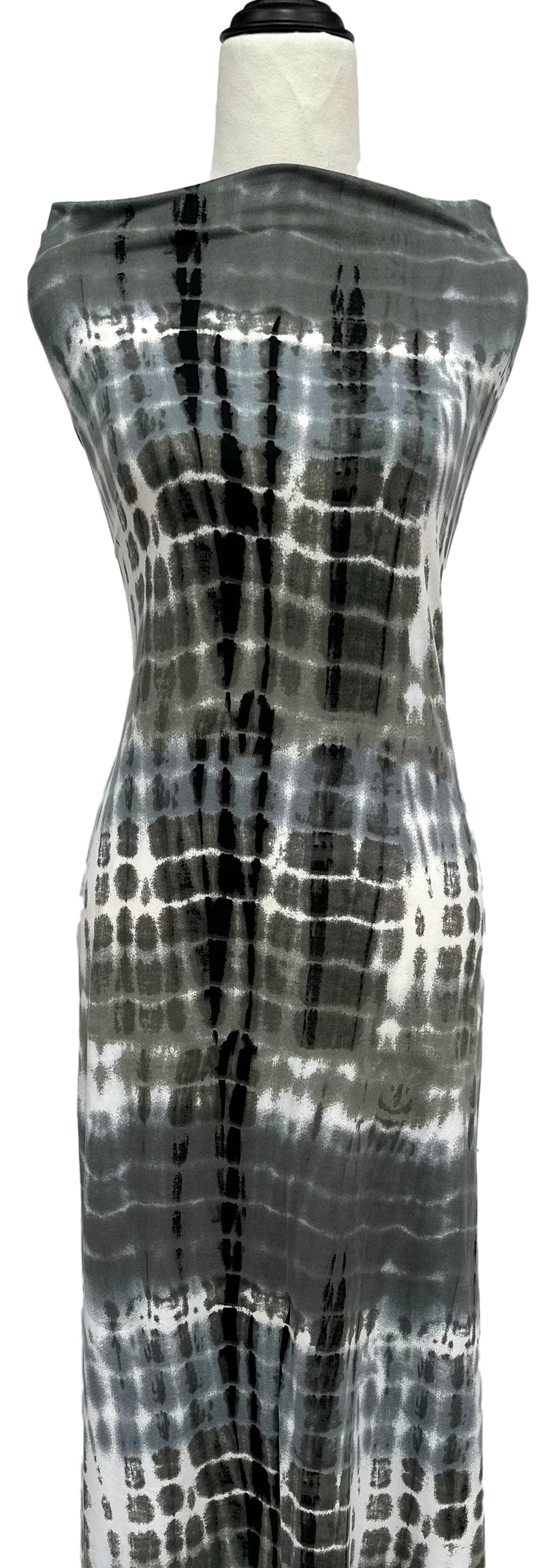 Grey Tie Dye - $20 pm - Double Brushed Poly