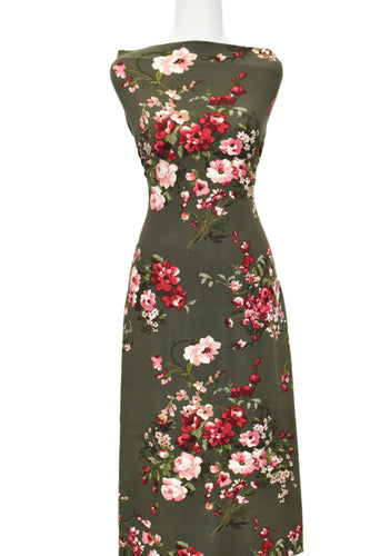 Harmony in Olive - $20 pm - Double Brushed Poly