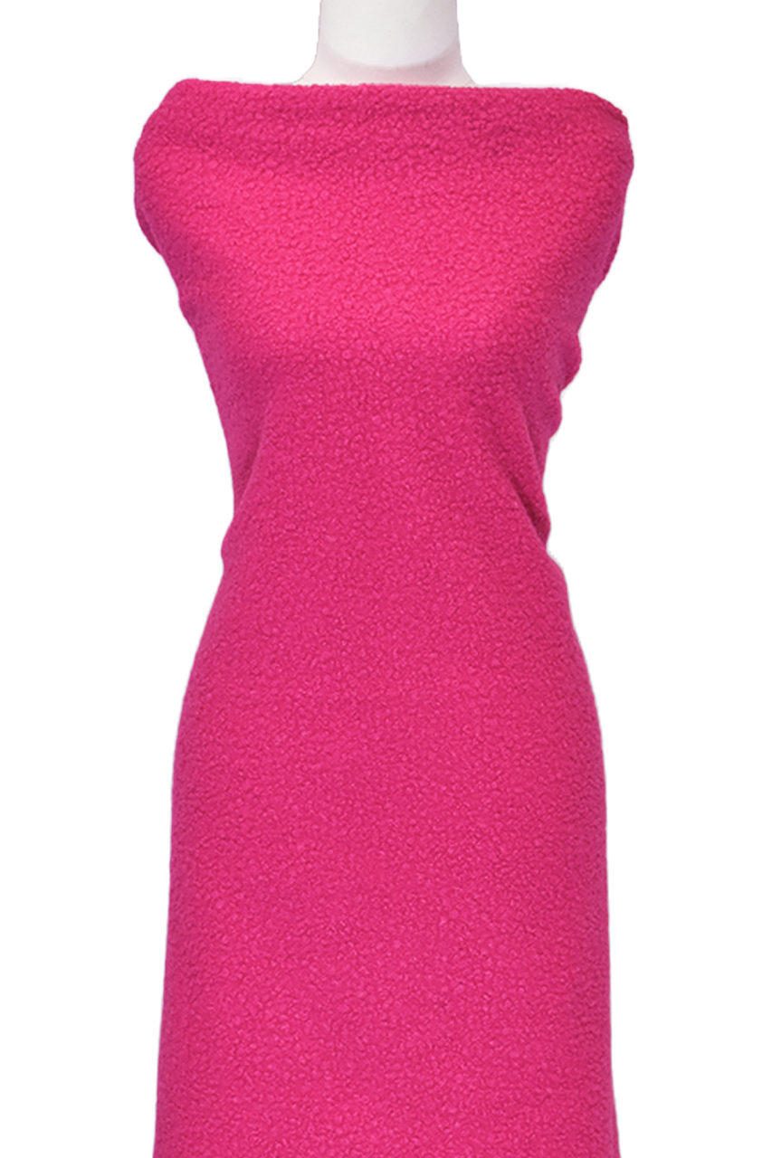 Hot Pink - $28.50 pm - Faux Wool