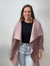 Load image into Gallery viewer, Dark Blush - $38.00pm - Teddy Fleece Double Sided - European Collection
