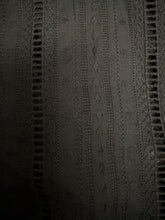 Load image into Gallery viewer, Black Embroidered Cotton - $24 pm