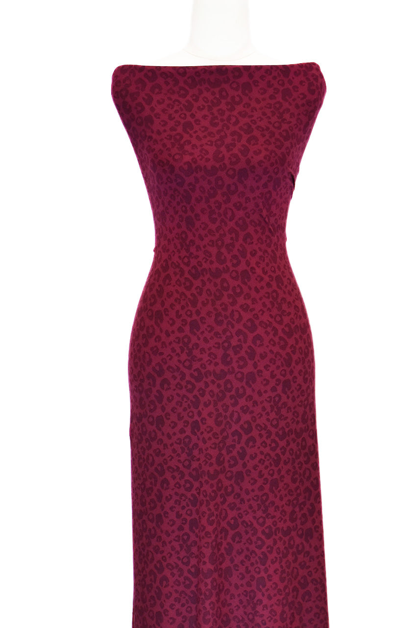 In a Trance in Burgundy - $18 pm - Double Brushed Poly