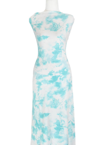 In Your Dreams in Turquoise - $20 pm - Double Brushed Poly