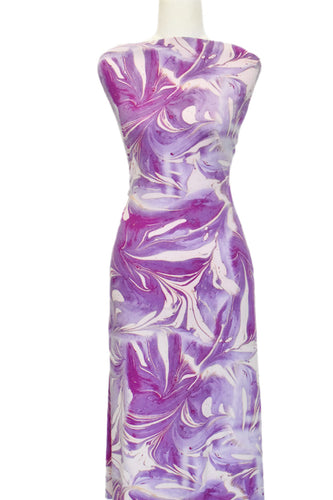 Intriguing in Violet - $20 pm - Double Brushed Poly