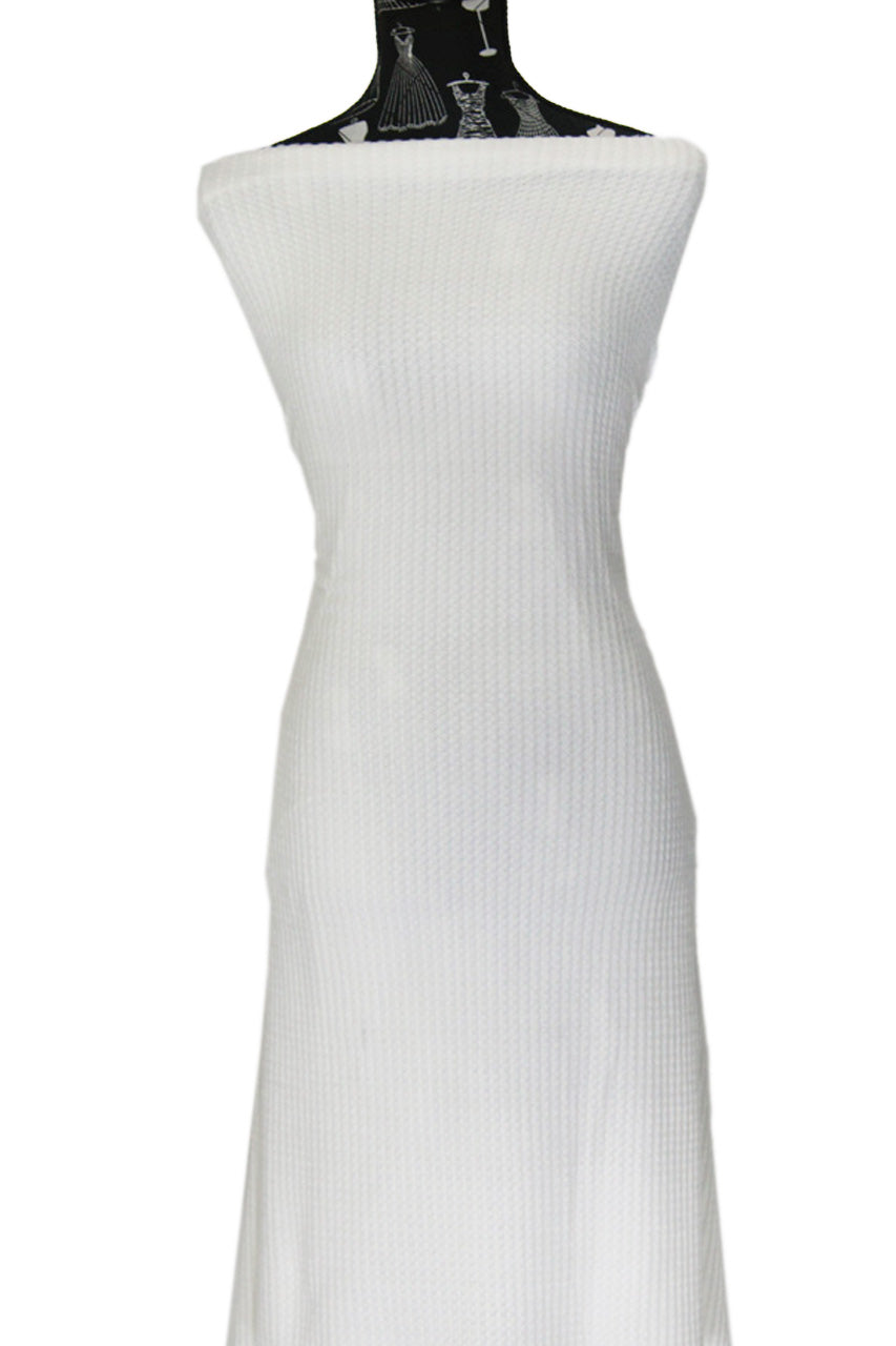 Ivory - $19pm  MOTHER'S DAY SALE!! usually $22.50 pm - Brushed Waffle Knit