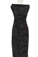 Trail of Hearts in Black - $20 pm - Rayon Challis