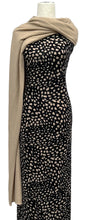 Load image into Gallery viewer, Leopard Tales in Black - $21 pm - Brushed Hachi Sweater Knit