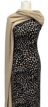 Load image into Gallery viewer, Leopard Tales in Black - $21 pm - Brushed Hachi Sweater Knit