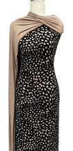 Load image into Gallery viewer, Leopard Tales in Black - $21 pm - Brushed Hachi Sweater Knit