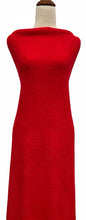Load image into Gallery viewer, Lipstick Red Rayon Angora Sweater Knit - $24pm