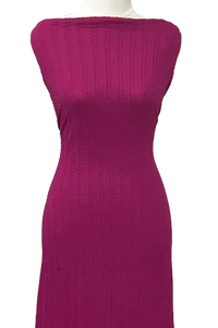 Magenta - $25 pm - Braid Jacquard