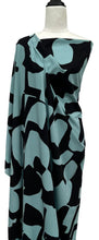 Load image into Gallery viewer, Never Again in Aqua - $34.50pm - Stretch Woven - European Collection