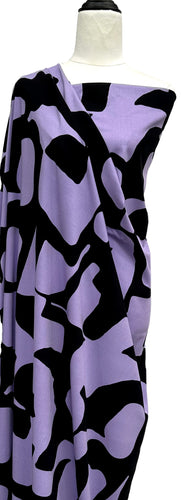 Never Again in Purple - $34.50pm - Stretch Woven - European Collection