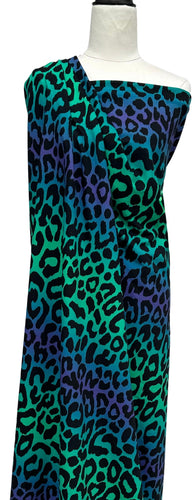 Ombre Animal in Green - $37.00pm - French Terry - European Collection