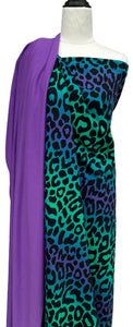 Ombre Animal in Green - $37.00pm - French Terry - European Collection