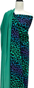 Ombre Animal in Green - $37.00pm - French Terry - European Collection