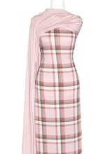 Load image into Gallery viewer, Pale Pink Tartan - $20 pm - French Terry
