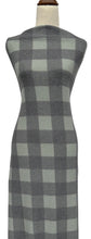 Load image into Gallery viewer, Pale Sage Buffalo Plaid - $23.50 pm - Faux Alpaca