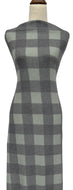 Pale Sage Buffalo Plaid - $23.50 pm - Faux Alpaca
