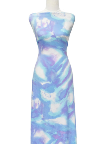 Patchy in Blue - $20 pm - Double Brushed Poly