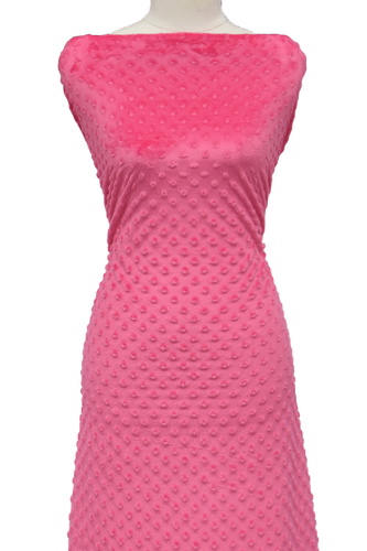 Pink - $14 pm - Minky Dot
