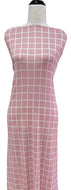 Pink Squares - $21.50 pm - Rib Knit