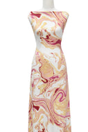 Pink Swirl - $20 pm - Double Brushed Poly