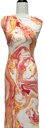 Pink & Orange Swirl - $21.50 pm - Rib Knit
